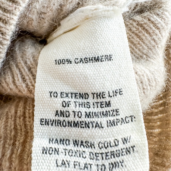 Alex Mill Cashmere Crewneck Sweater Pull Over Women’s Beige - Size XSmall - Picture 6 of 10